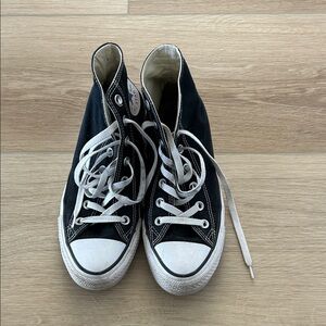 Converse Black and White High-Top Sneakers